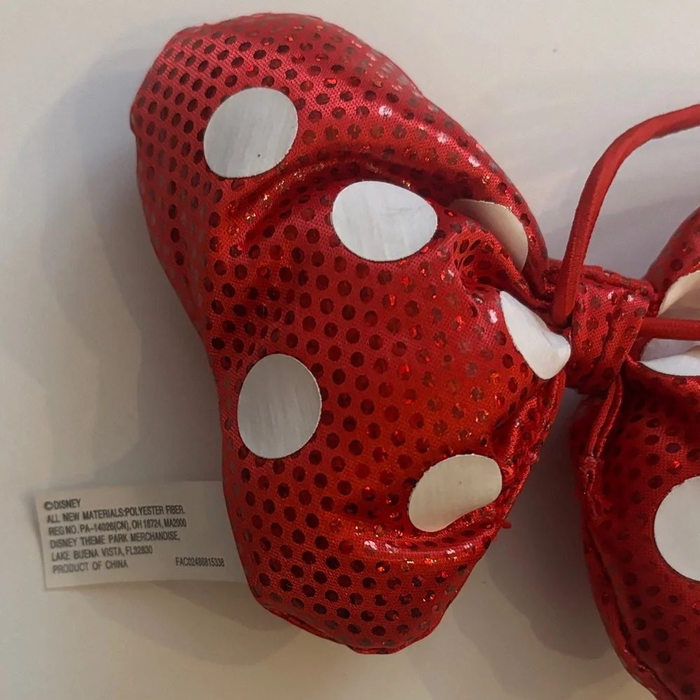 Disney Red and White Minnie Mouse Sequin Bow